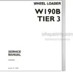 Photo 4 - New Holland W190B Tier 3 Service Manual Wheel Loader 84299253