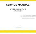 Photo 4 - New Holland W270C W300C Tier 4 Service Manual Wheel Loader 84547255B
