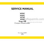 Photo 5 - New Holland W50C W60C W70C W80C Stage IIIB Tier 4B Final Service Manual Compact Wheel Loader 51650975