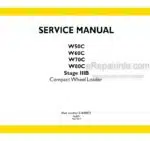 Photo 5 - New Holland W50C W60C W70C W80C Stage IIIB Tier 4B Final Service Manual Compact Wheel Loader 51650975