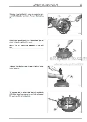 Photo 7 - New Holland H8040 Service Manual Self Propelled Windrower 84211418