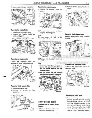 Photo 7 - Nissan PD6 PD6T Service Manual Diesel Engine SMEPDS1E00