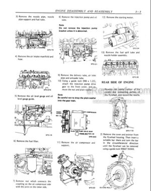 Photo 8 - Nissan PD6 PD6T Service Manual Diesel Engine SMEPDS1E00