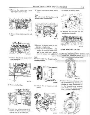 Photo 6 - Nissan PE6 PE6T Service Manual Diesel Engine SMEPES3E00NA