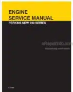 Photo 4 - Perkins New 700 Series Service Manual Engine 6-77740