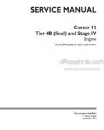Photo 4 - CNH Cursor 11 Tier 4B Final Stage IV Service Manual Engine 47608463