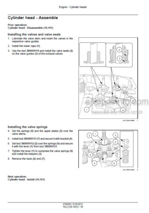 Photo 9 - CNH Cursor 13 Single Stage Turbocharger Tier 4B Final Stage IV Service Manual Engine 47869981