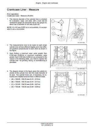 Photo 1 - CNH Cursor 16SST Tier 4B Final Stage IV Service Manual Engine 47609713