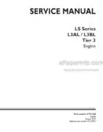 Photo 4 - CNH LS Series L3AL L3BL Tier 3 Service Manual Engine 47731080