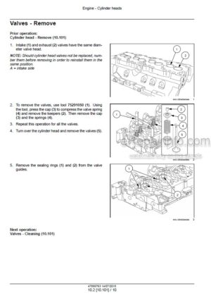 Photo 1 - CNH NEF Tier 2 Stage II Service Manual Engine 47899763