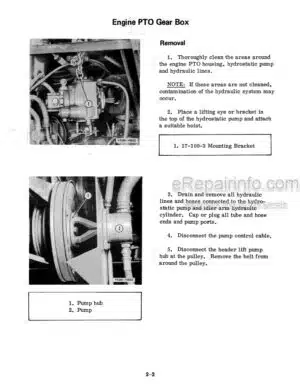 Photo 3 - Case 1420 Axial Flow Service Manual Combine Chassis GSS1500