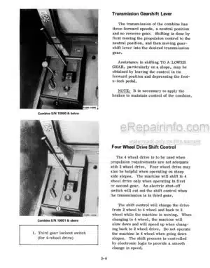 Photo 10 - Case 1470 Service Manual Combine Chassis GSS1503