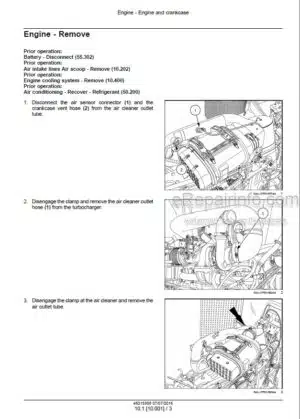 Photo 7 - Case 250 280 310 340 Magnum Rowtrac PST Service Manual Tractor 47917644