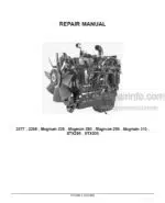 Photo 4 - CNH 6TAA-8304 6TAA-9004 Repair Manual Engine For 2377 2388 225 250 280 310 Magnum STX280 STX330 Tractor 87518866