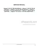 Photo 5 - Case 250 280 310 340 PST Magnum Rowtrac Tier 4B Service Manual Tractor 51431500