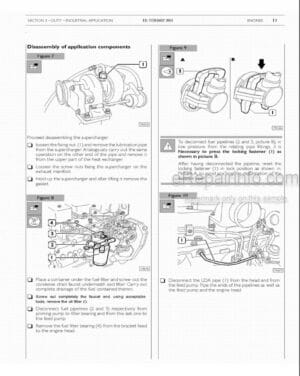 Photo 1 - Case 445M2 445TM2 Repair Manual 4 Cylinder Engine 6 17660