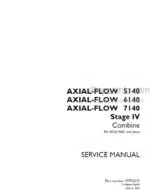 Photo 4 - Case 5140 6140 7140 Axial Flow Stage IV Service Manual Combine 47956015