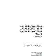 Photo 4 - Case 5140 6140 7140 Axial Flow Tier 2 Service Manual Combine 47795176