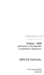 Photo 4 - Case 5550 Trident Service Manual Combination Applicator 48193222