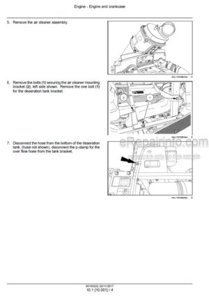 Photo 1 - Case 5550 Trident Service Manual Combination Applicator 48193222