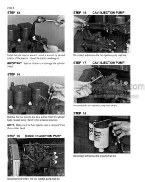 Photo 3 - Case 6-590 6T-590 6TA-590 Service Manual Engine 7-67681R0