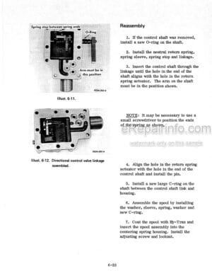 Photo 12 - Case 600 Series Service Manual Cotton Picker GSS1420