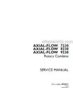 Photo 4 - Case 7230 8230 9230 Axial Flow Service Manual Rotary Combine 48040837