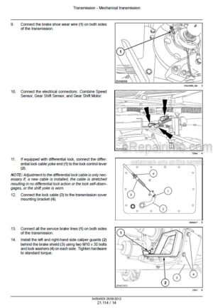 Photo 8 - Case 7100 7200 Service Manual Tractor 8-92038