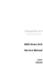 Photo 4 - Case 8500 Service Manual Grain Drill 8-66000