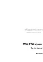 Photo 4 - Case 8850HP Service Manual Windrower 7-81670