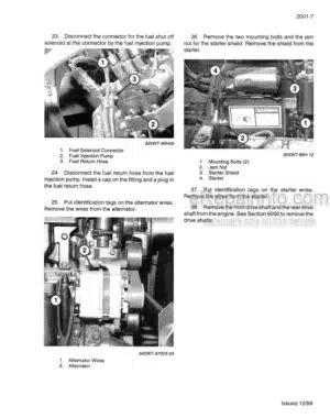 Photo 7 - Case D DC DO Series Service Manual Tractor Engine 5632