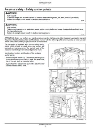 Photo 8 - Case 8580 Service Manual Baler Accumulator 8-96141R0
