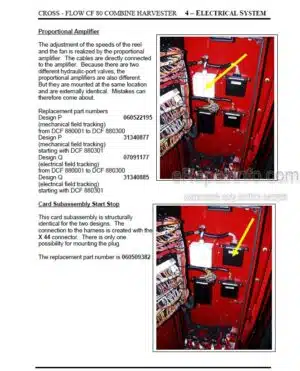 Photo 1 - Case CF80 Cross Flow Training Manual Combine
