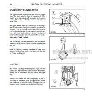 Photo 3 - Case CHX320 CHX420 CHX520 CHX620 Repair Manual And Supplement Forage Harvester 6-71020EN