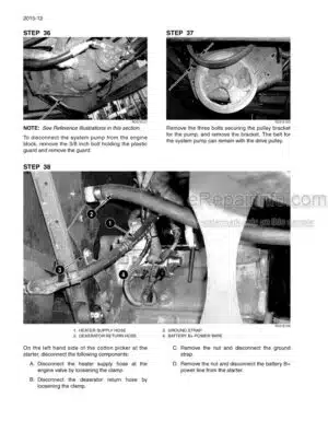 Photo 2 - Case CPX620 Service Manual Cotton Picker