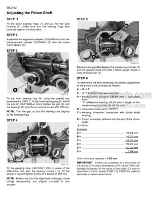 Photo 3 - Case CS100 CS110 CS120 CS130 CS150 Service Training Manual Tractor 7-96892