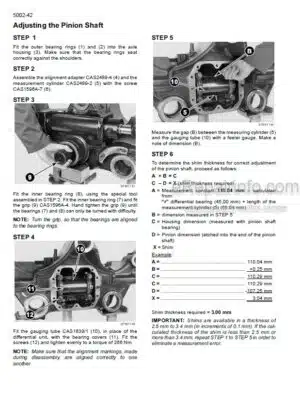 Photo 2 - Case CS100 CS110 CS120 CS130 CS150 Service Training Manual Tractor 7-96892