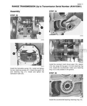 Photo 7 - Case F544 Service Manual Tractor Chassis GSS1396