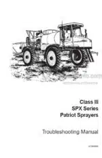 Photo 4 - Case Class III SPX Series Patriot Troubleshooting Manual Sprayer 87265690