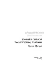 Photo 4 - Case Cursor F2CE9684 F3AE9684 Tier 3 Repair Manual Engine 87686520