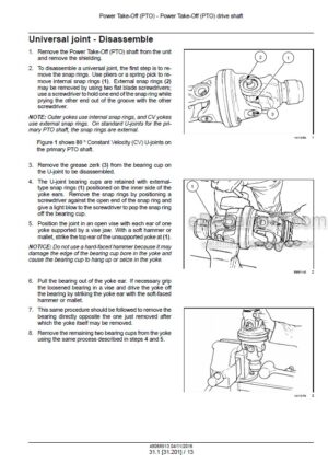 Photo 1 - Case DC92 Service Manual Disc Mower Conditioner 48068913
