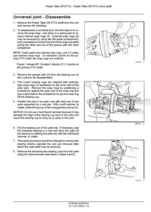 Photo 6 - Case DC93 DC103 Service Manual Disc Mower Conditioner 51586250