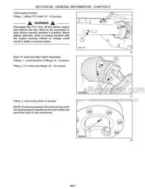 Photo 7 - Case DX55 DX60 Repair Manual Tractor 84140461