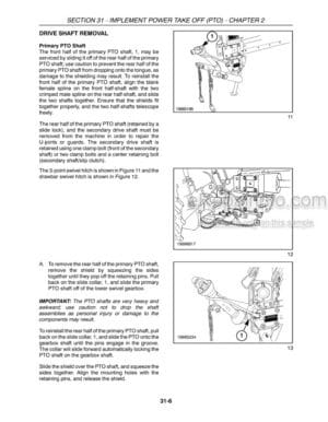 Photo 2 - Case DCX131 Repair Manual Disc Mower Conditioner 86630601