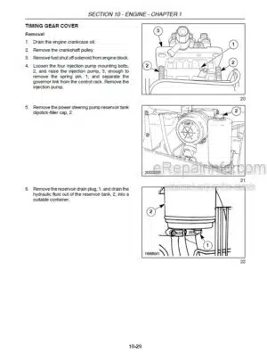 Photo 5 - Case DX29 DX33 Repair Manual Tractor 87059223