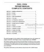 Photo 4 - Case DX31 DX34 Repair Manual Tractor 87535061