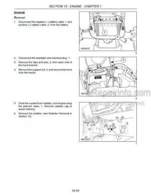 Photo 3 - Case DX55 DX60 Repair Manual Tractor 84140461