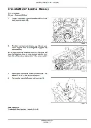 Photo 7 - Case 6-590 6T-590 6TA-590 Service Manual Engine 7-67681R0