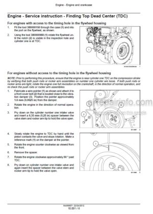 Photo 6 - Case IH F3CE0684A F3CE0684B Repair Manual 12.9L Turbo Compound Engine 87737593