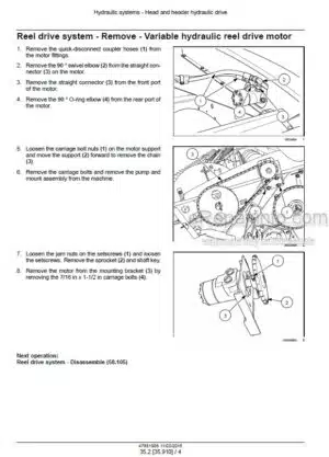 Photo 2 - Case DX21 DX24 Repair Manual Tractor 87055743